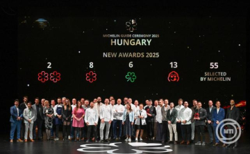 Tíz magyar étterem kapott idén Michelin-csillagot